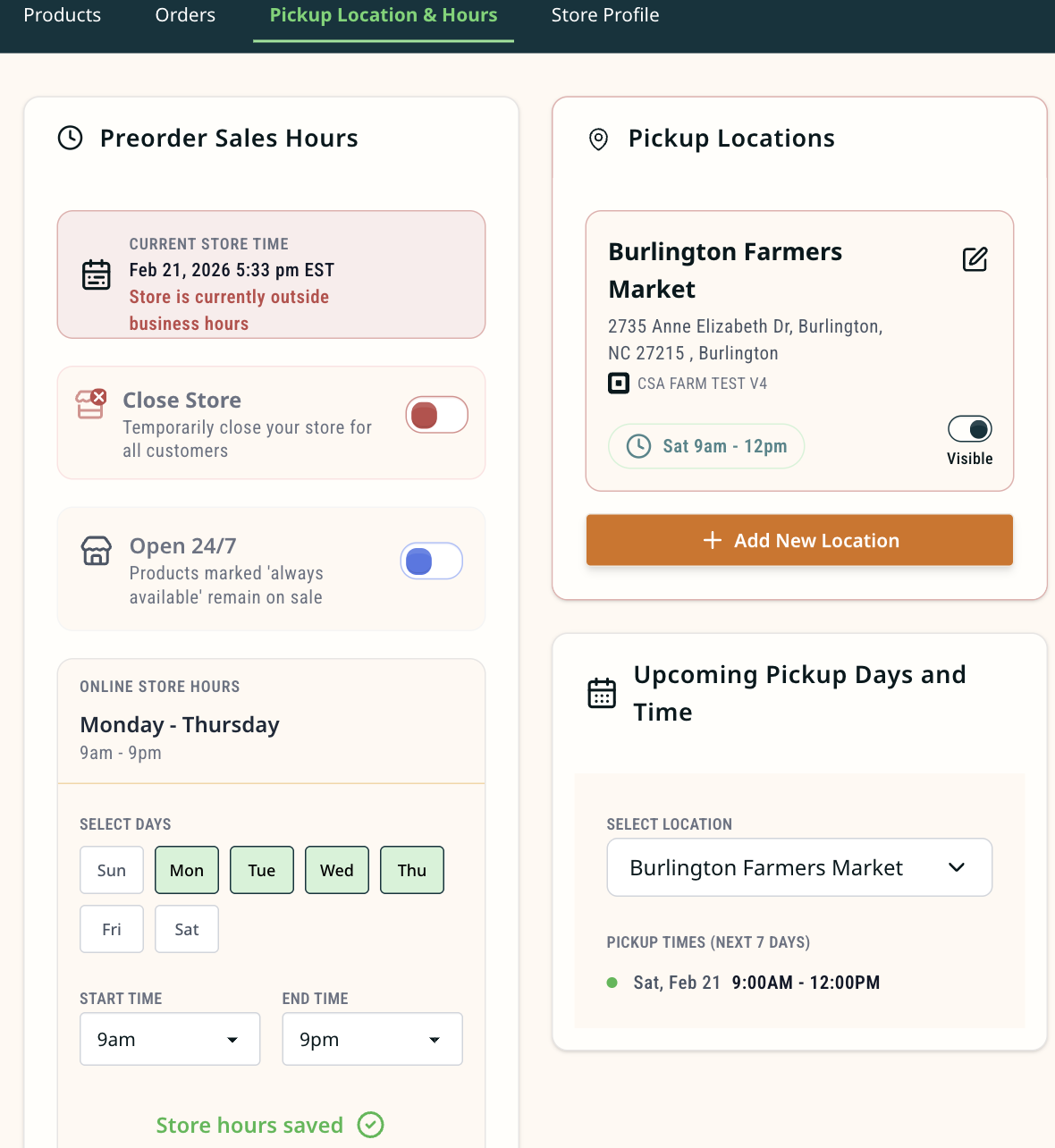 Your Schedule, Your Locations